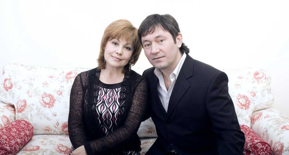 Айдар Галимов с супругой